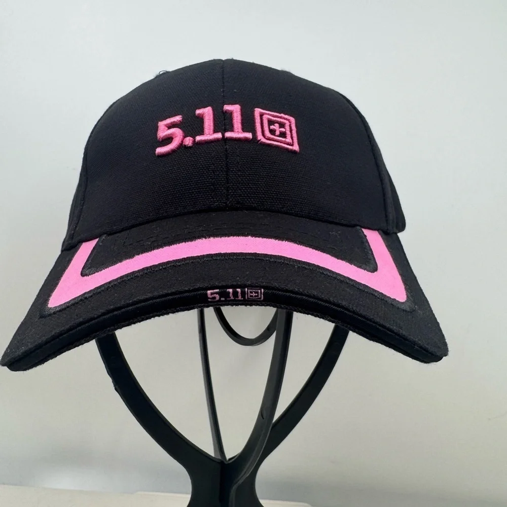 5.11 Tactical Black Pink Baseball Cap 2010 Breast Cancer Awareness Adjustable